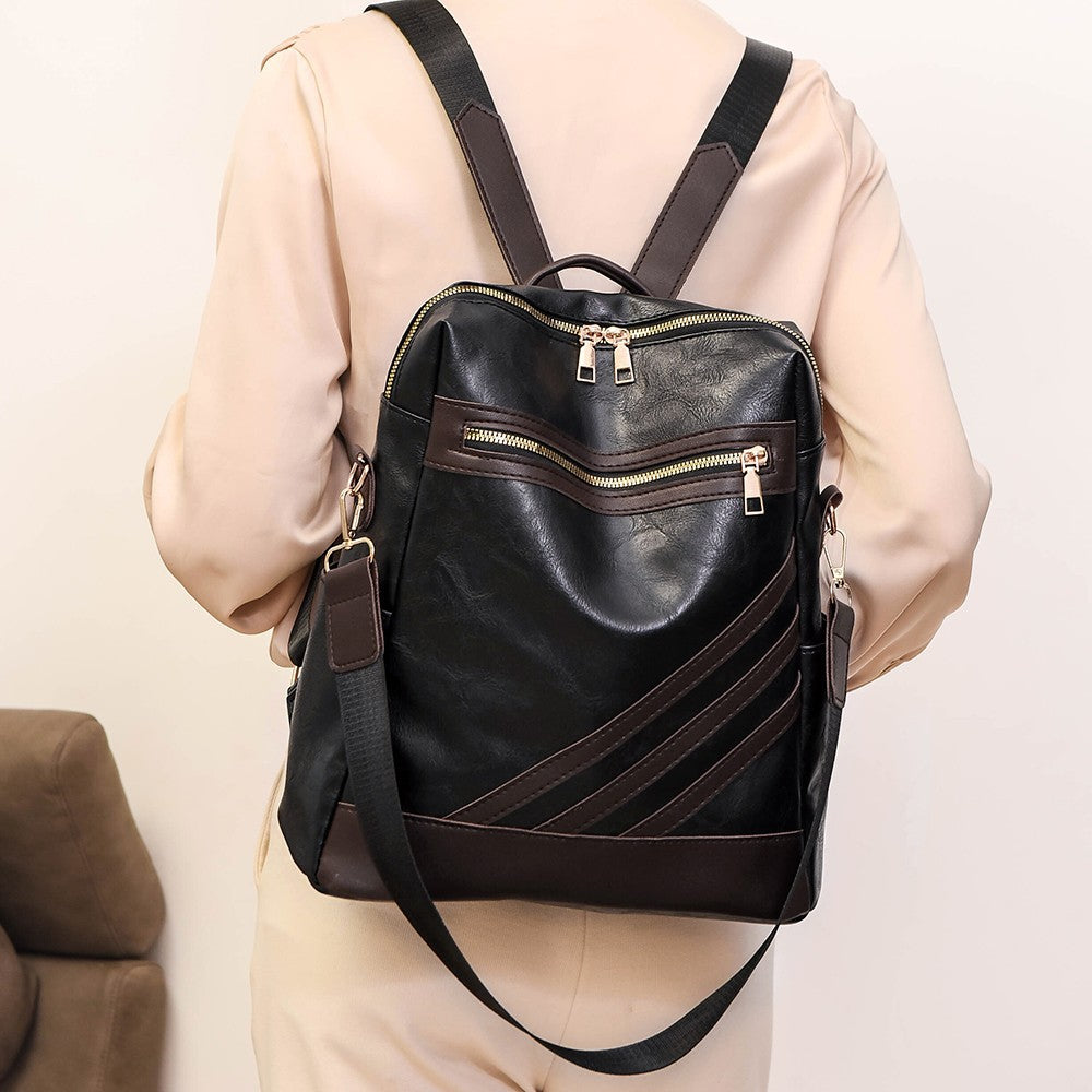 Fashionable Leather Backpack Stornfield
