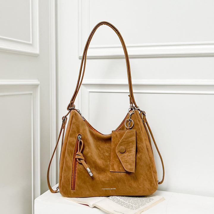 Casual Suede Hobo Bag