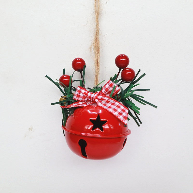 Christmas bell with decorative wreath
