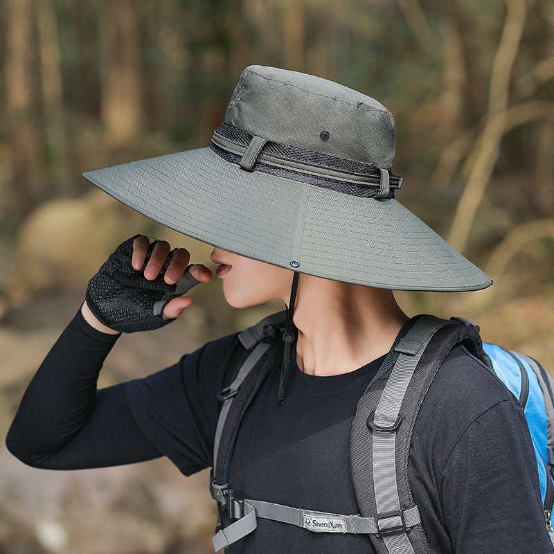 o Wide Brim Hiking Hat with UV Protection and Adjustable Chin Strap Stornfield