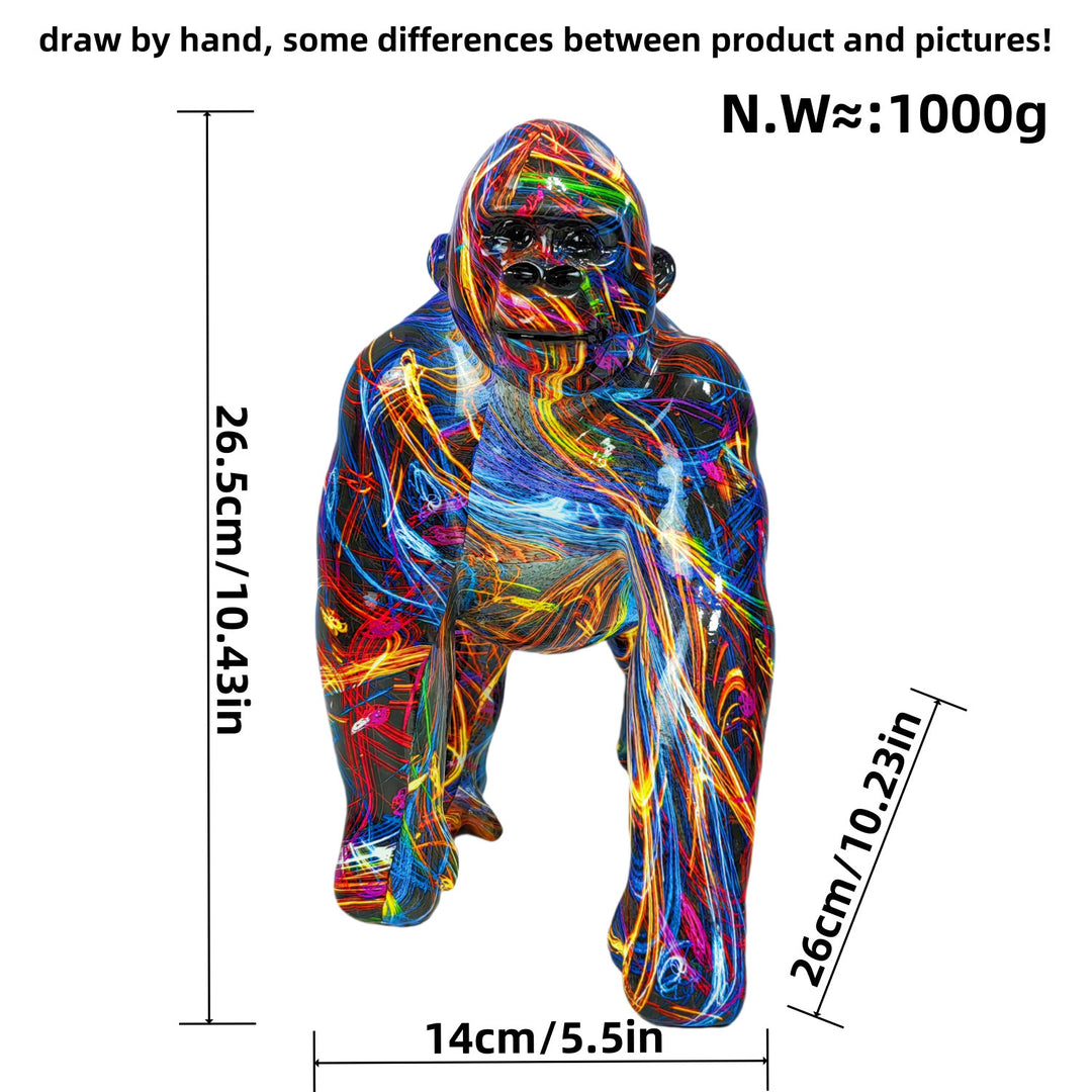 Artful Gorilla Sculpture Stornfield
