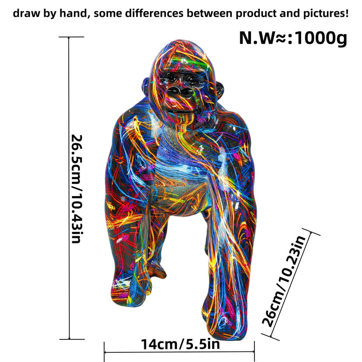 Artful Gorilla Sculpture Stornfield