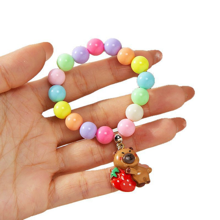 Colorful children's bracelet with crafted pendant Stornfield