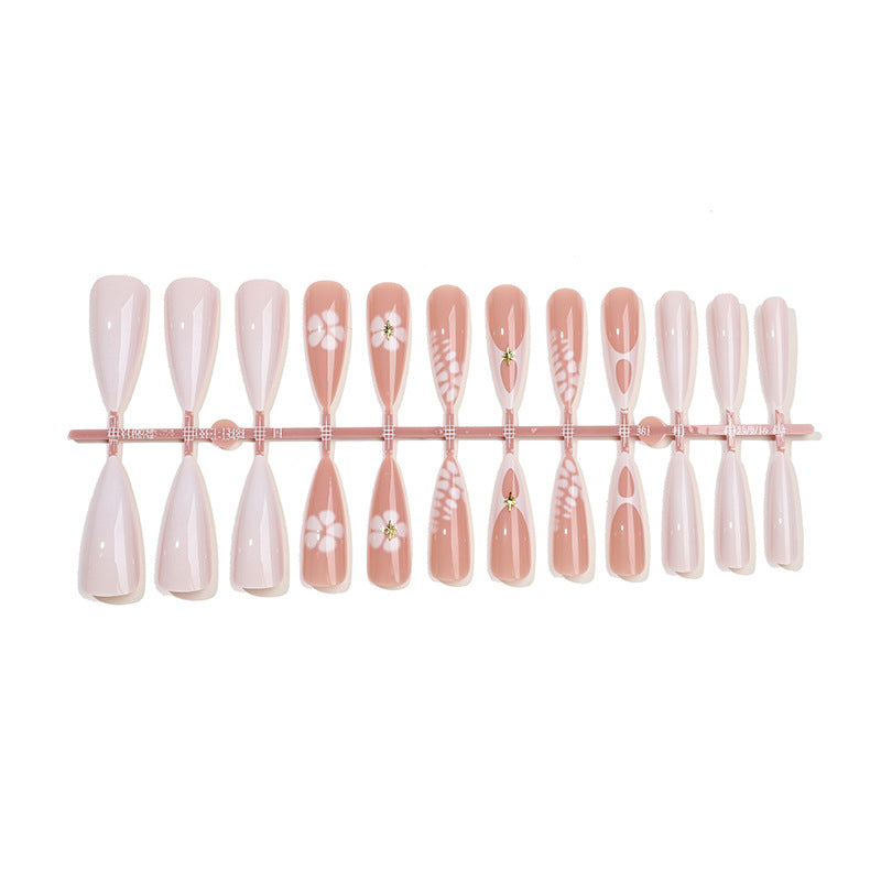 Artistic Floral Press-On Nail Kit Stornfield