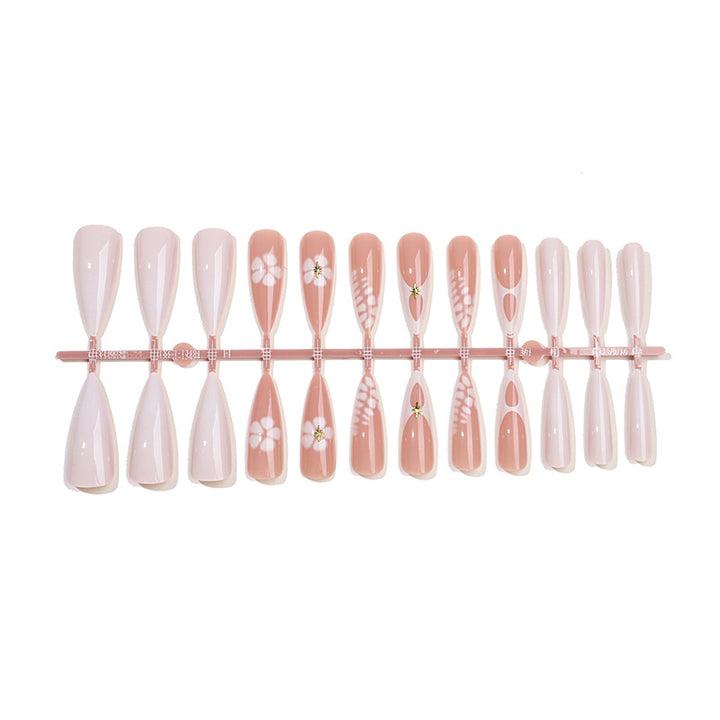 Artistic Floral Press-On Nail Kit Stornfield