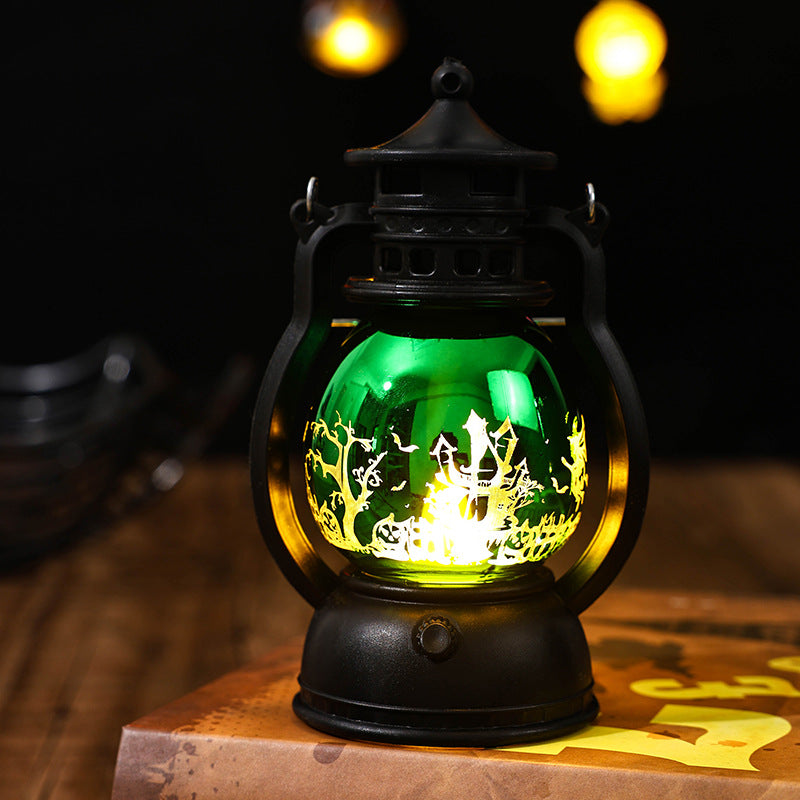 Nostalgic Lantern with Christmas Scenes Stornfield