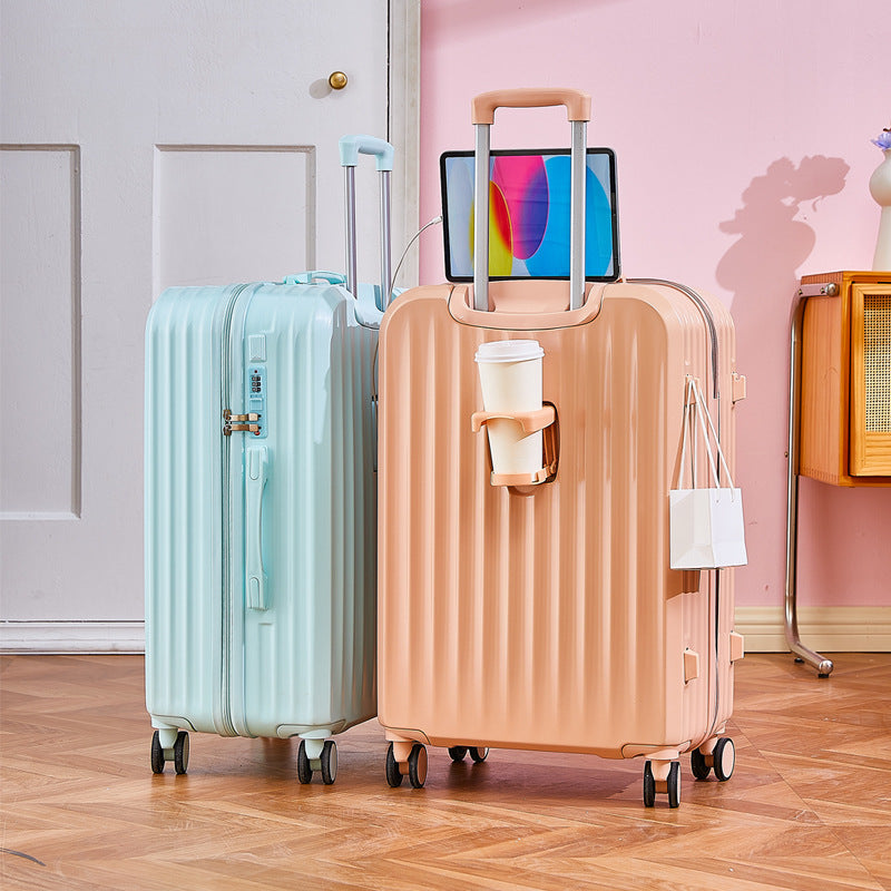Functional Tech-Integrated Rolling Suitcase Stornfield