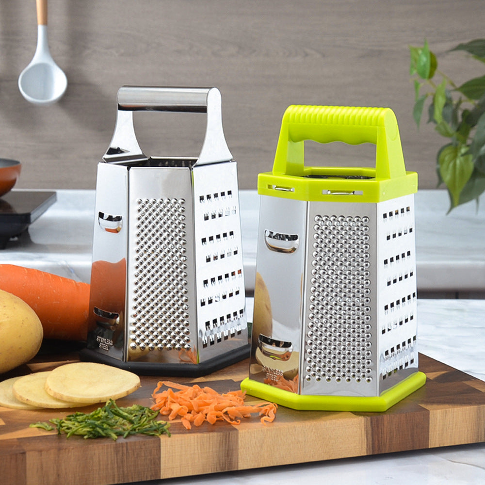 Multifunctional Stainless Steel Kitchen Grater with Non-Slip Handle Stornfield