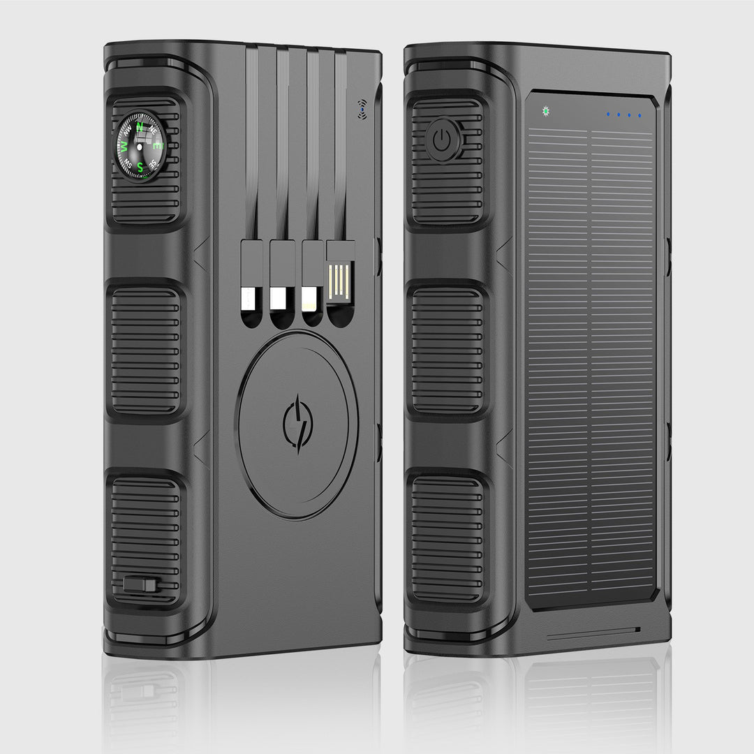 Multifunctional Solar Powerbank with Integrated Compass and Fast Charging Function Stornfield
