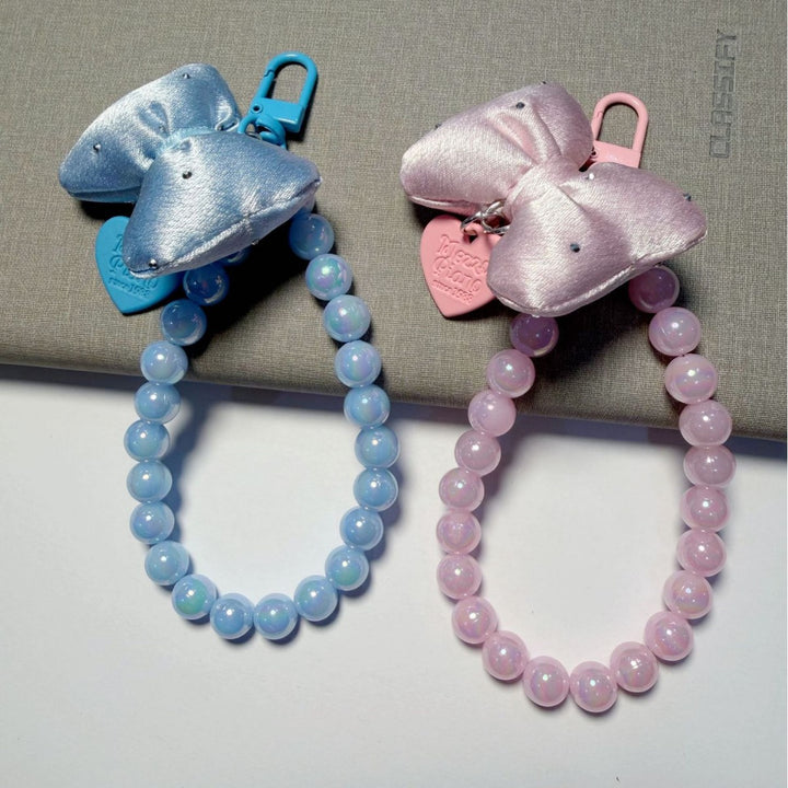 Stylish Beaded Keychain with Bow Stornfield