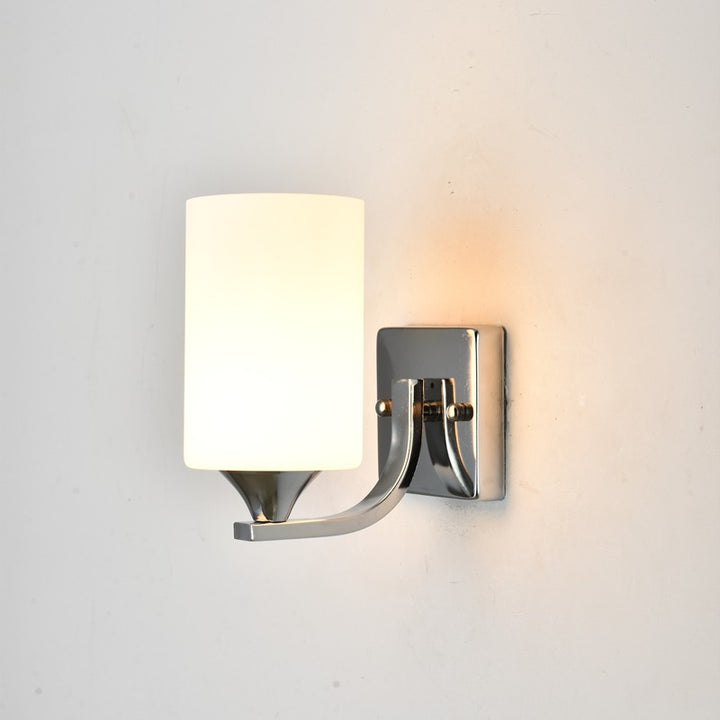 Modern Dual-Opal Wall Sconce