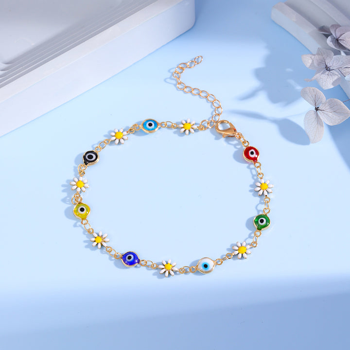 Charming Daisy and Evil Eye Bracelet Stornfield