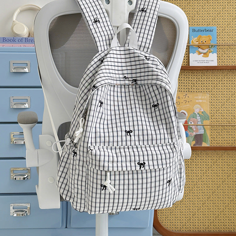 Striped Casual Backpack Stornfield
