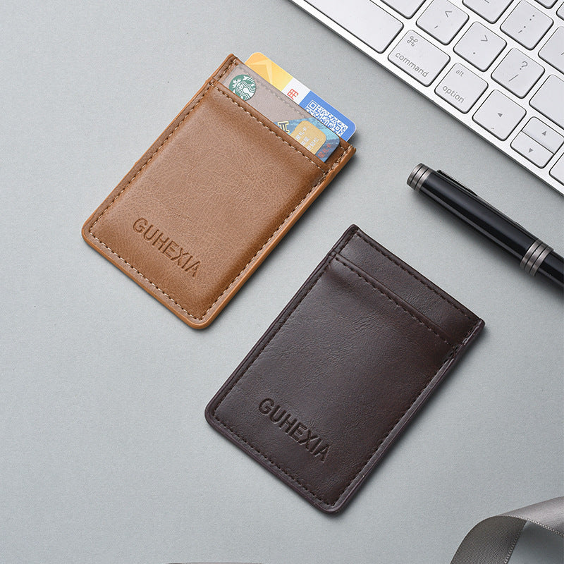 Sleek Leather Card Holder Stornfield