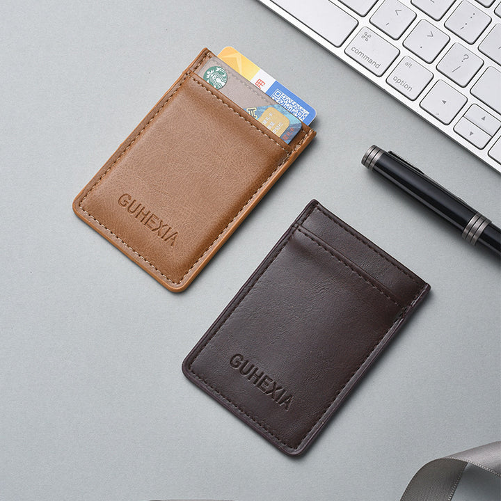 Sleek Leather Card Holder Stornfield
