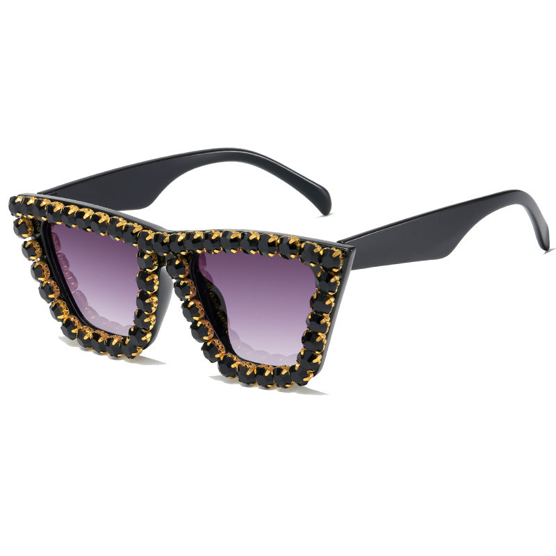 Women's extravagant sunglasses with glittering frame Stornfield