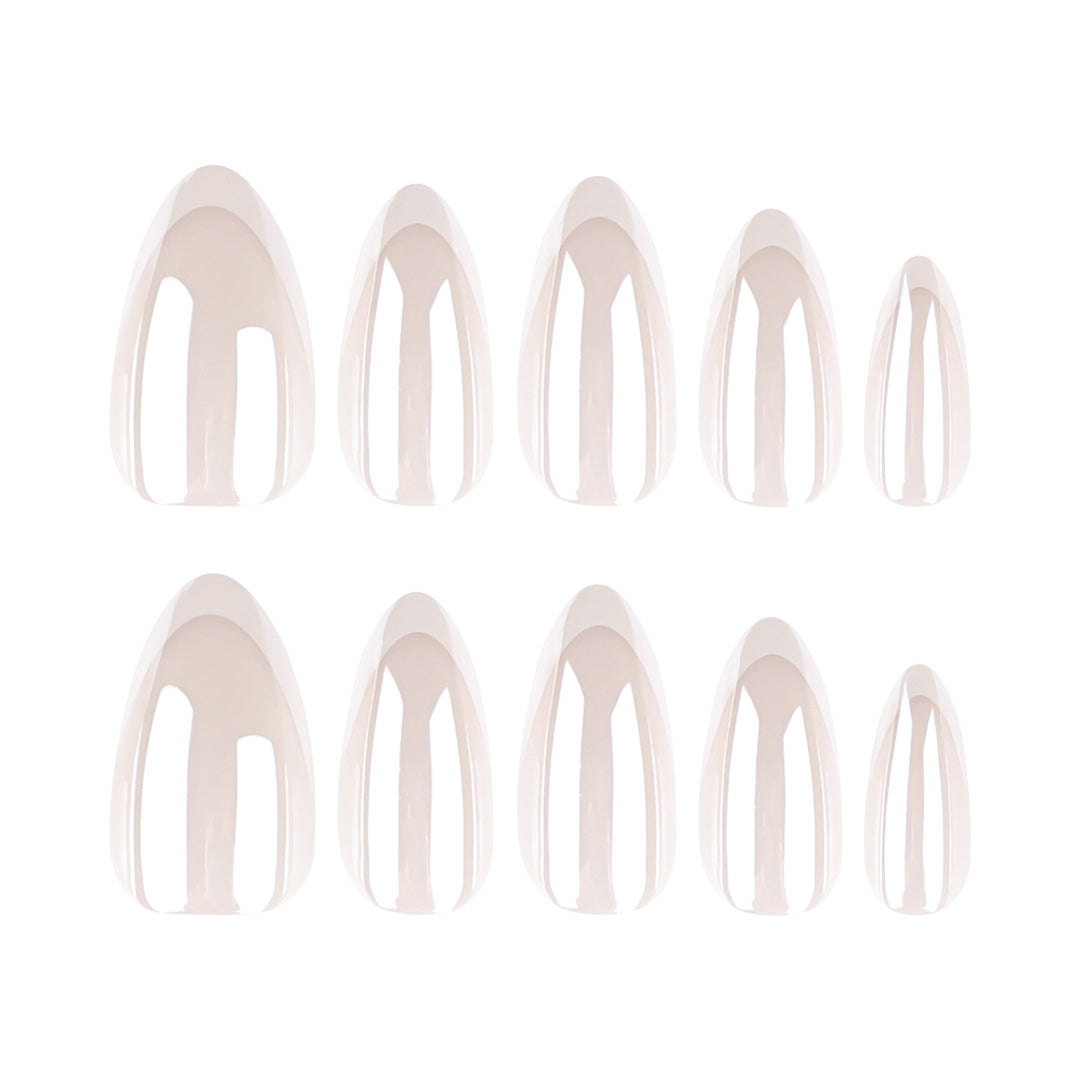 Artistic stiletto nails with elegant French tip embellishments Stornfield