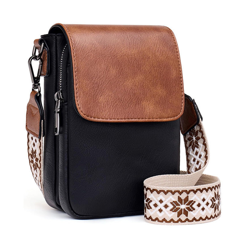 Small crossbody bag with decorative shoulder strap Stornfield