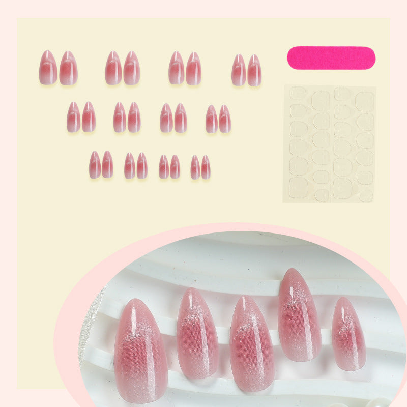 High-Quality Press-On Nail Set with Gradient Design Stornfield