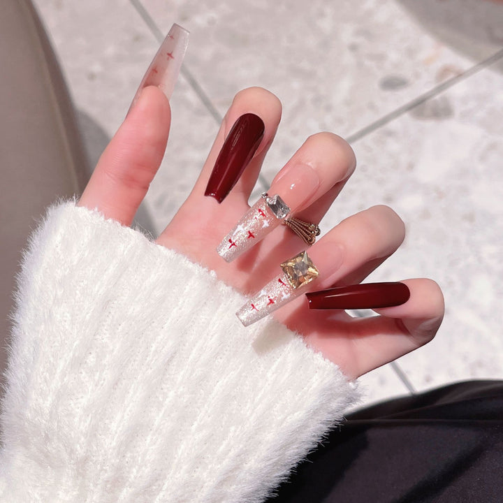 Artistic Press-On Nail Set Stornfield