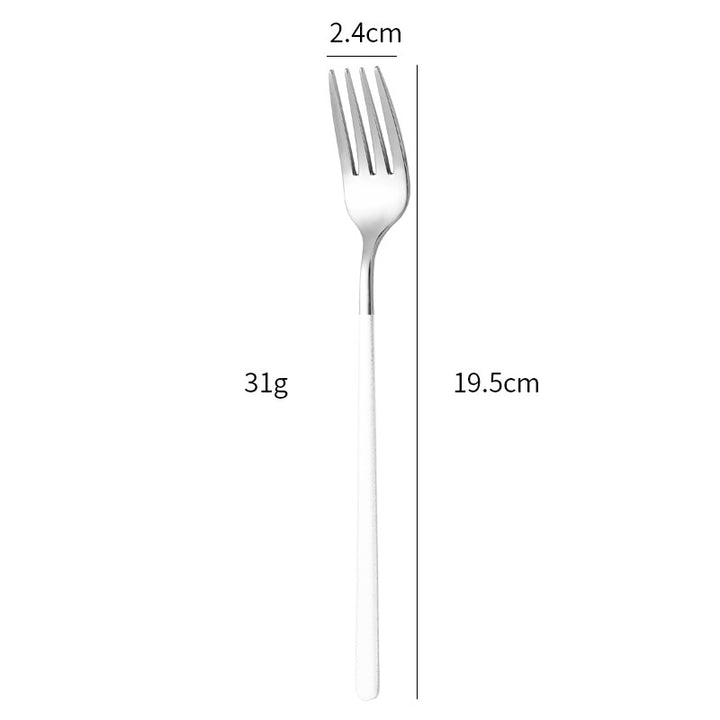 Elegant stainless steel dining fork with ergonomic handle Stornfield