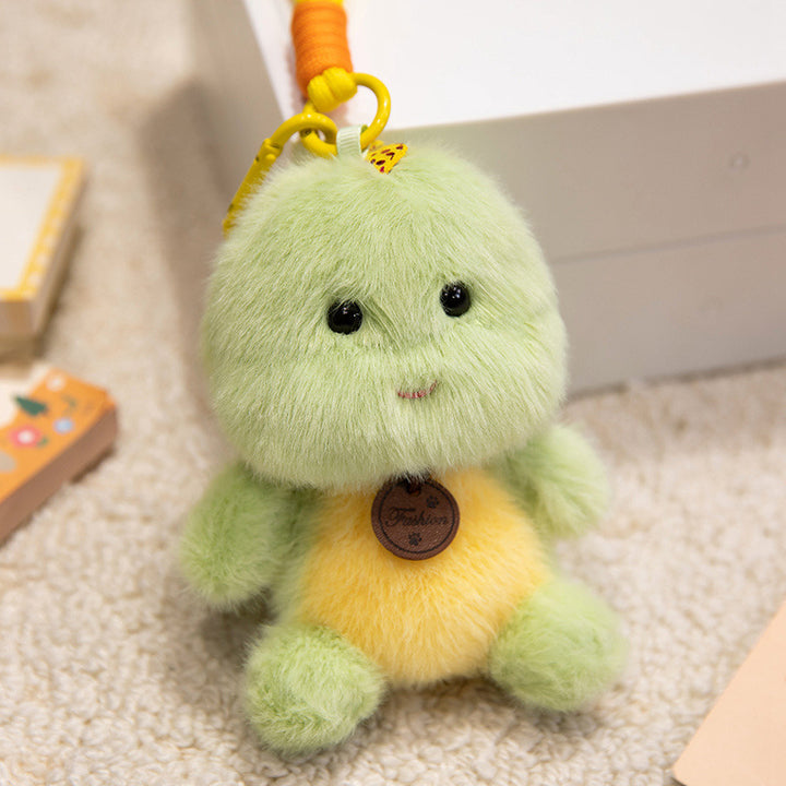 Plush Sitting Piglet Comforter Toy with Embroidered Paw Charm and Pendant Stornfield