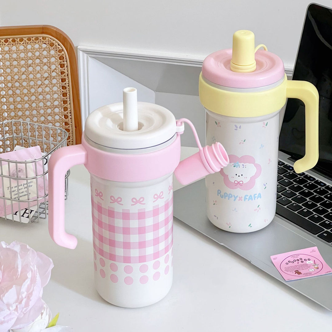 Women's drinking container with cheerful cat design Stornfield