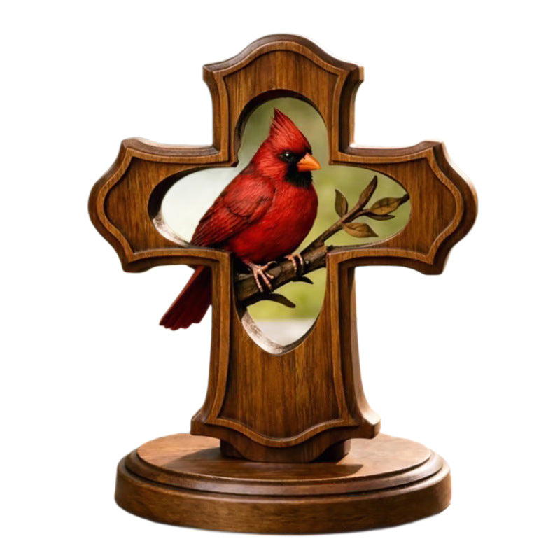 Decorative cross figure with Cardinal Stornfield
