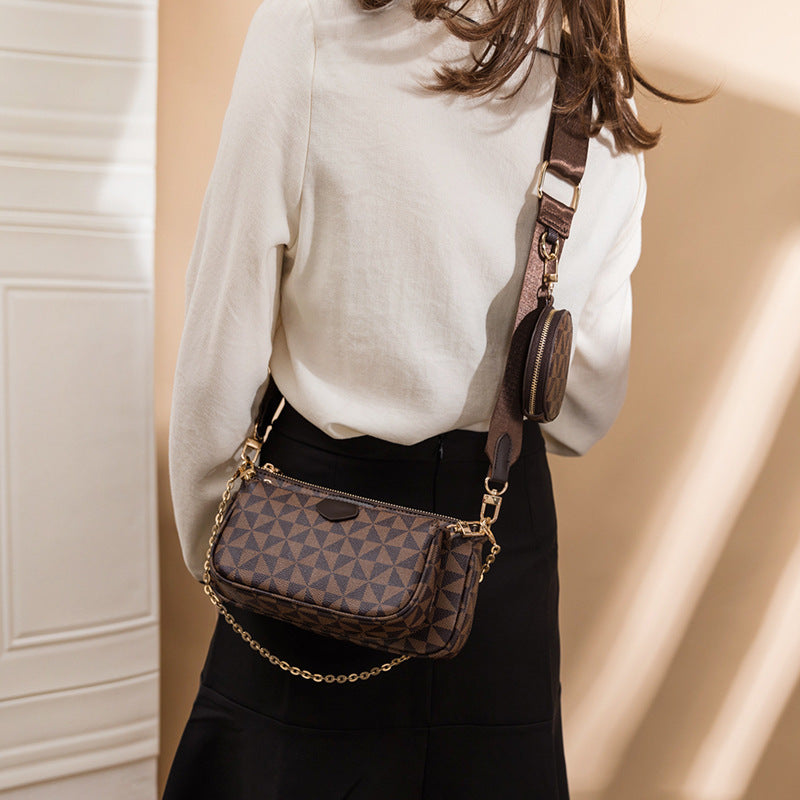 Fashionable crossbody bag with versatile compartment system Stornfield