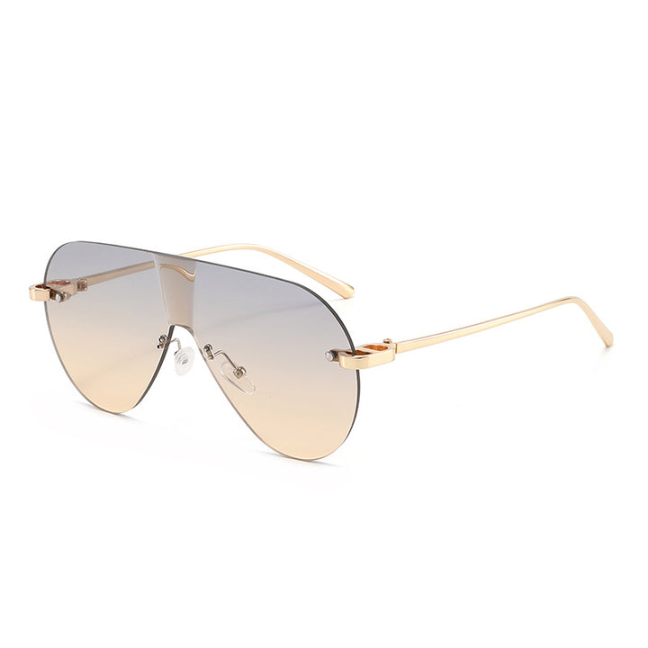Ladies Oversized Sunglasses in Modern Aviator Style Stornfield