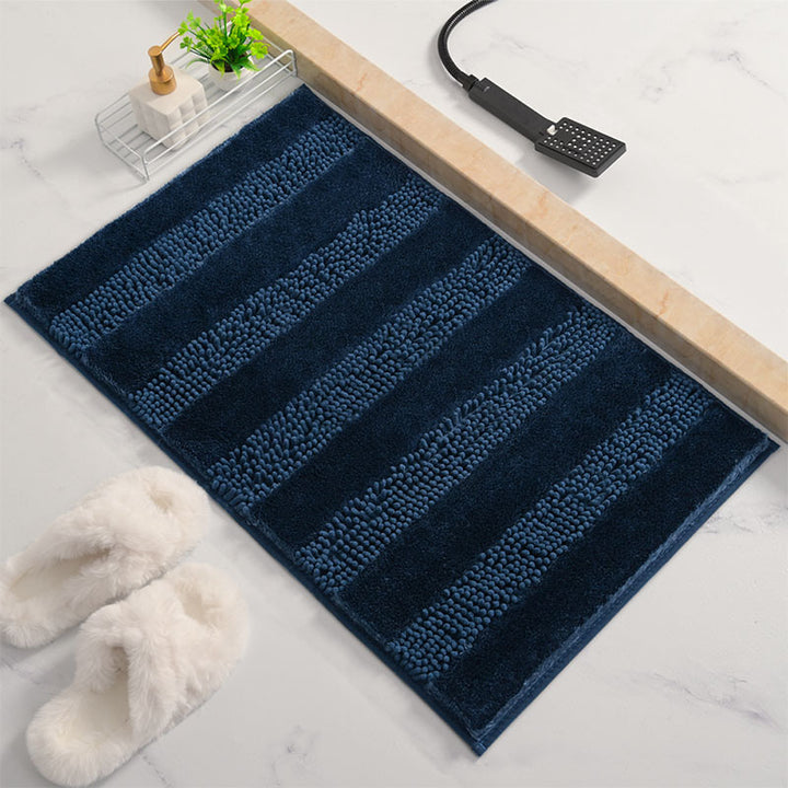 Plush Textured Shower Rug