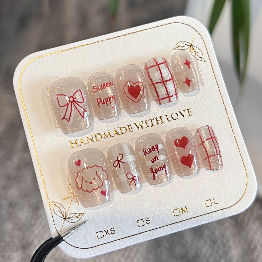 Artificial nail art with cute designs Stornfield