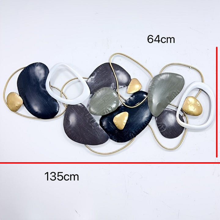 Abstract Metal Wall Sculpture Stornfield