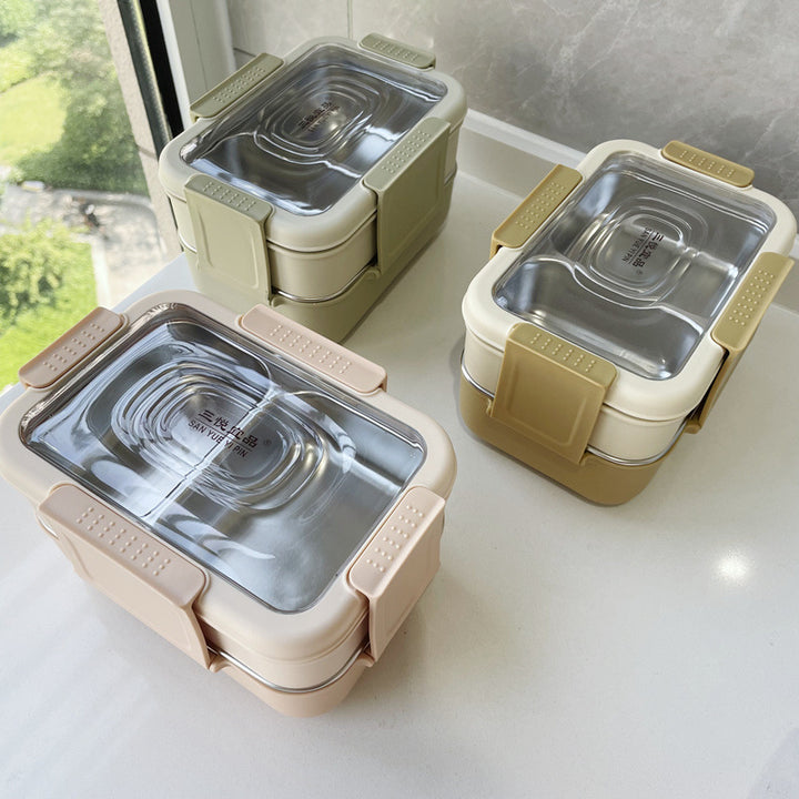Multi-Layered Leak-Proof Food Storage Container