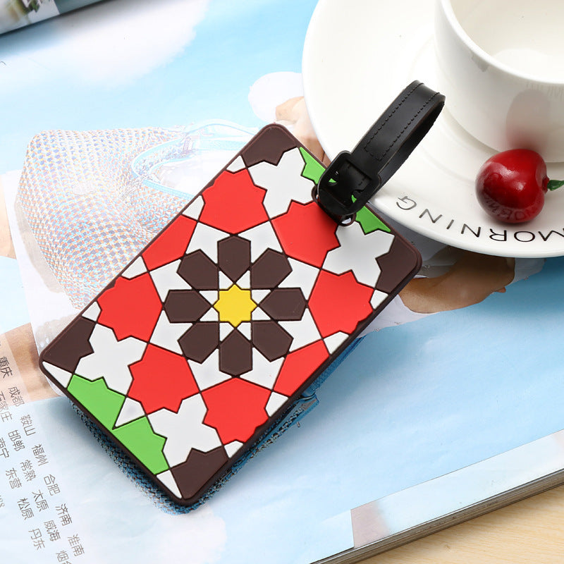 Unisex Luggage Tag in Artistic Design Bowlift