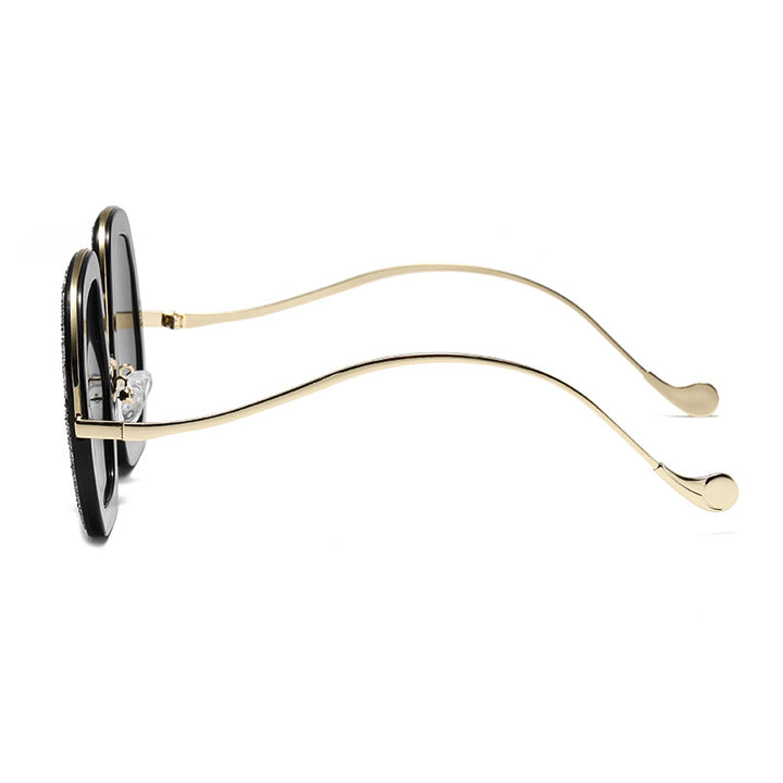 Women's geometric sunglasses with luxurious frame Stornfield