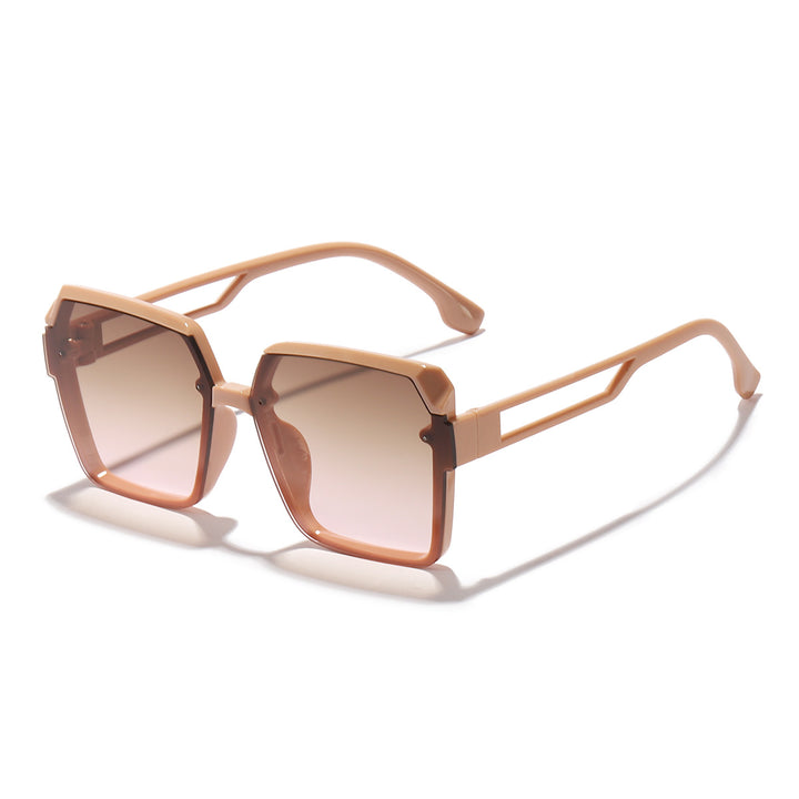 Women's oversized sunglasses with trendy, transparent design Stornfield