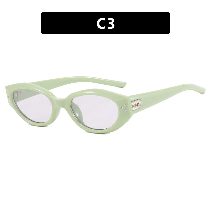 Women Cat-Eye Sunglasses with accentuated transparent frame and UV protection Stornfield