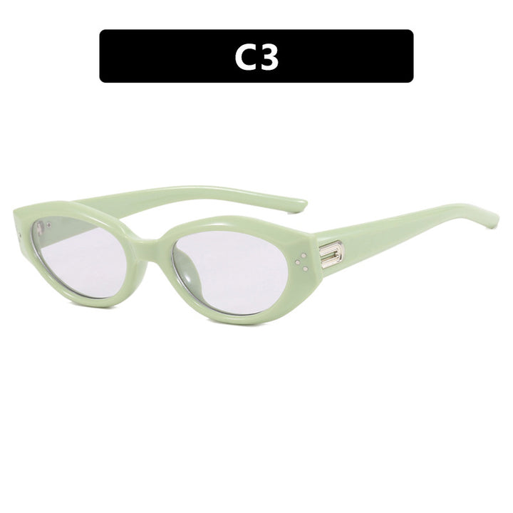 Women Cat-Eye Sunglasses with accentuated transparent frame and UV protection Stornfield