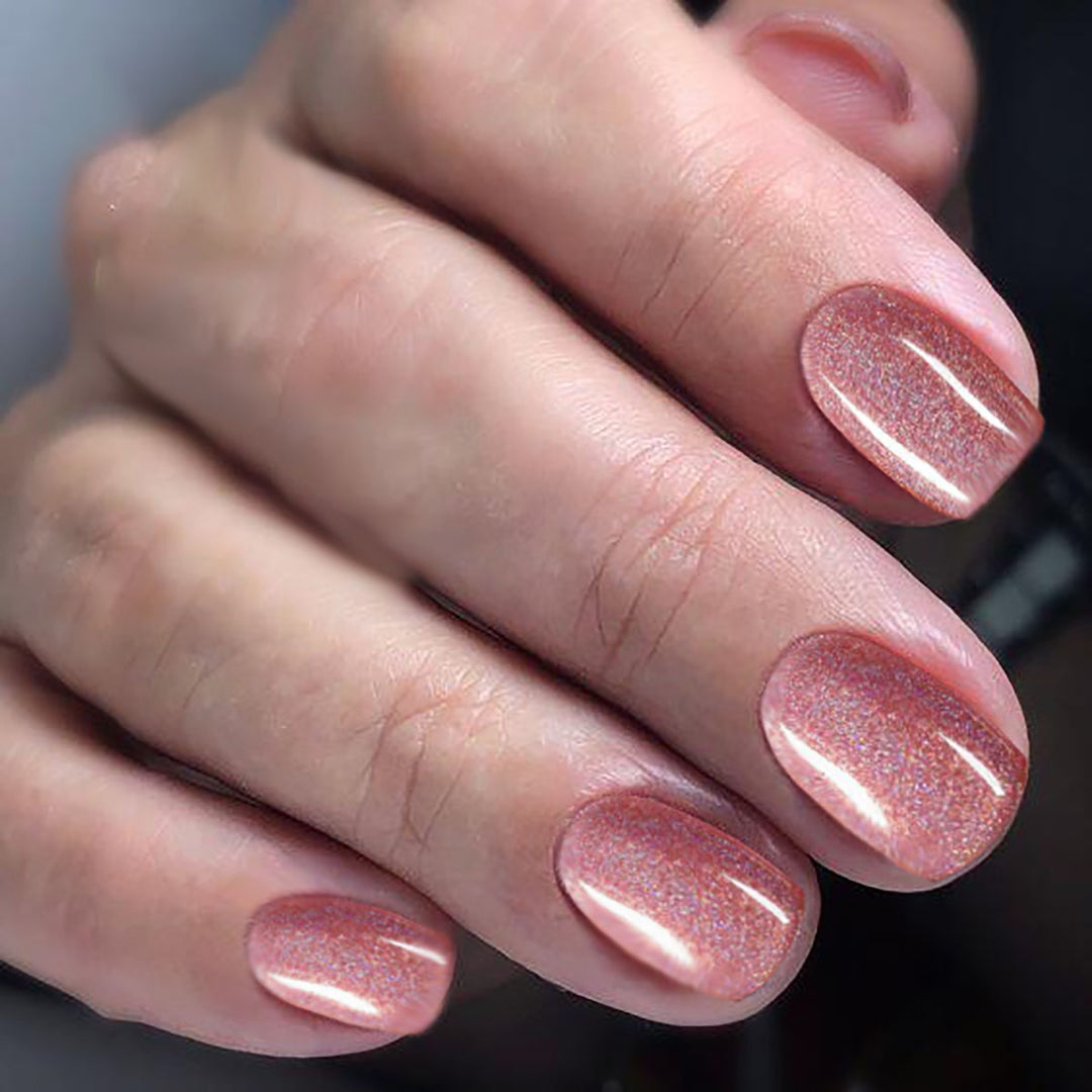 Glittery Press-On Toenail Set Stornfield