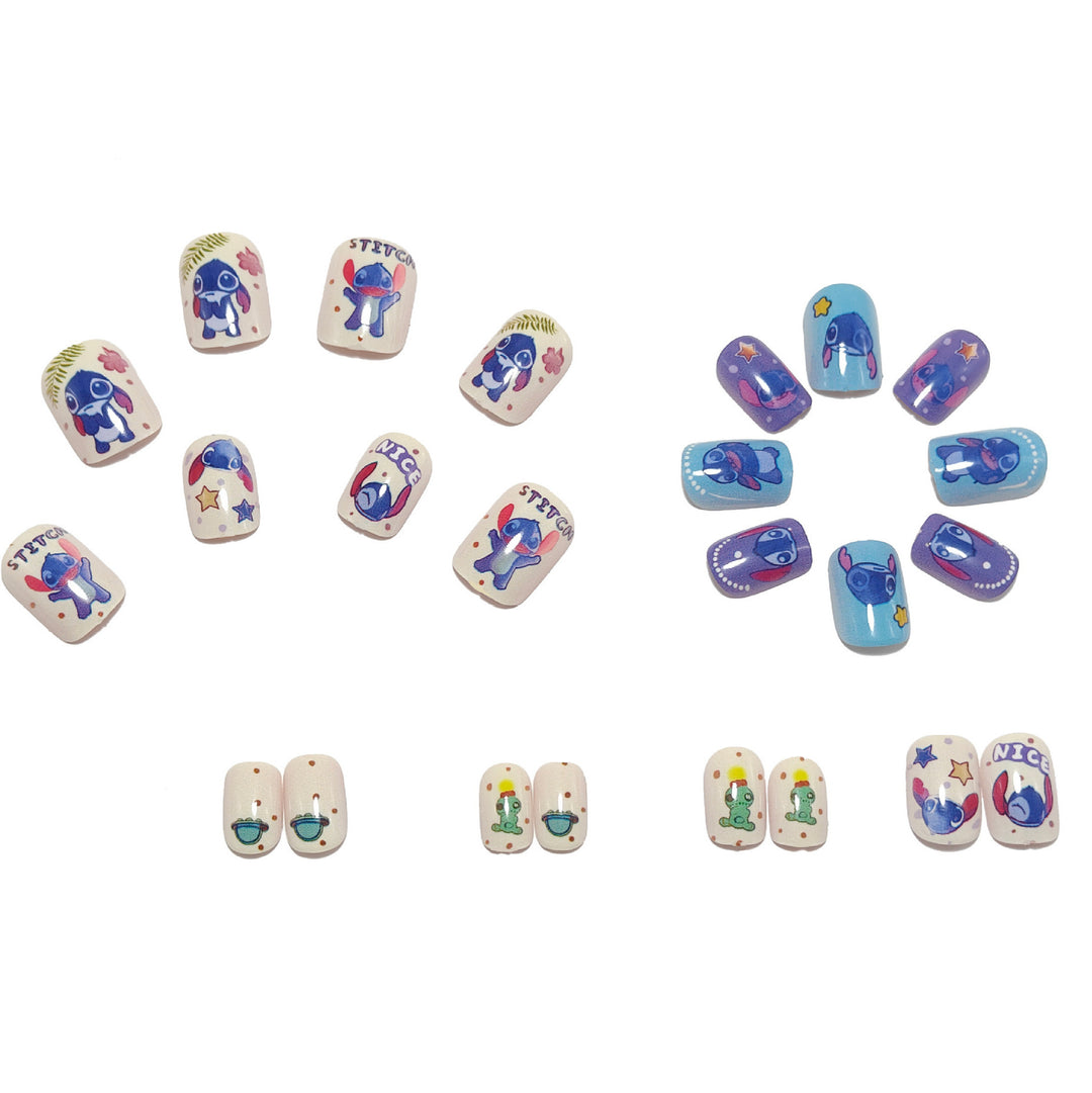 Creative artificial nails with playful animal design Stornfield