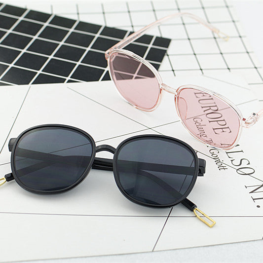 Ladies fashionable square sunglasses with transparent frame Stornfield