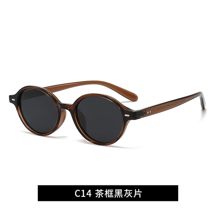 Ladies fashionable sunglasses in classic round design Stornfield