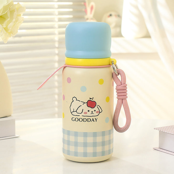 Ladies thermos bottle with animal motif and carrying strap Stornfield
