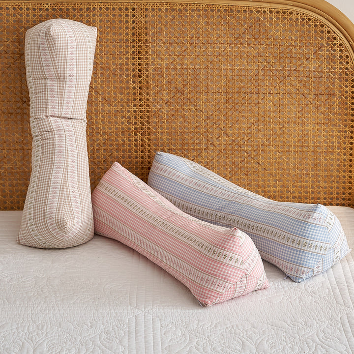 Neck support roll with elegant striped design Stornfield