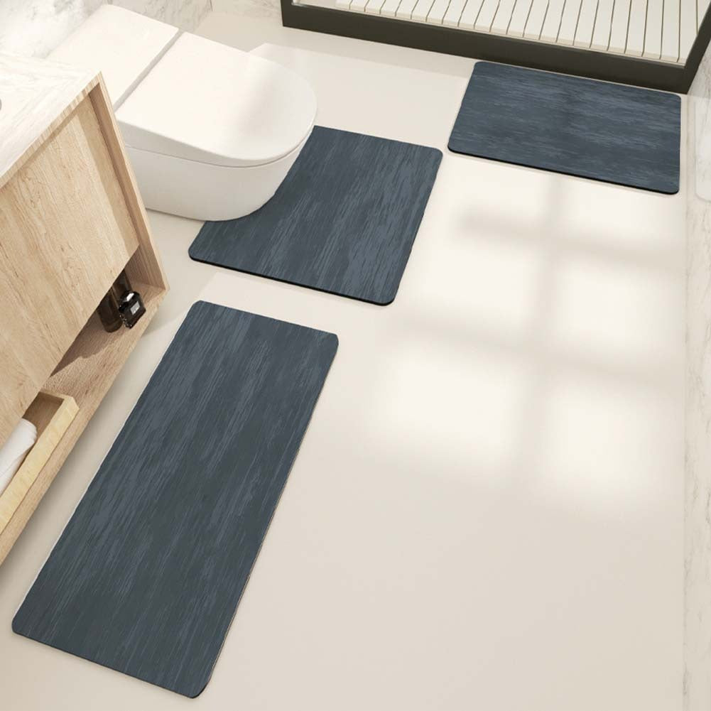 Modern Geometric Bath Mat Set