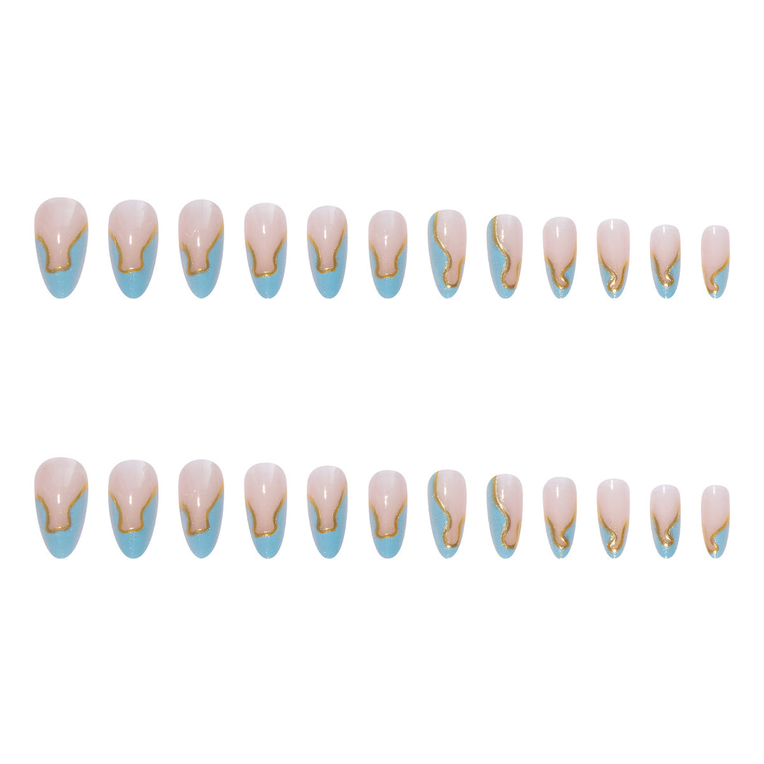 Elegant artificial nail tips with stylish design Stornfield
