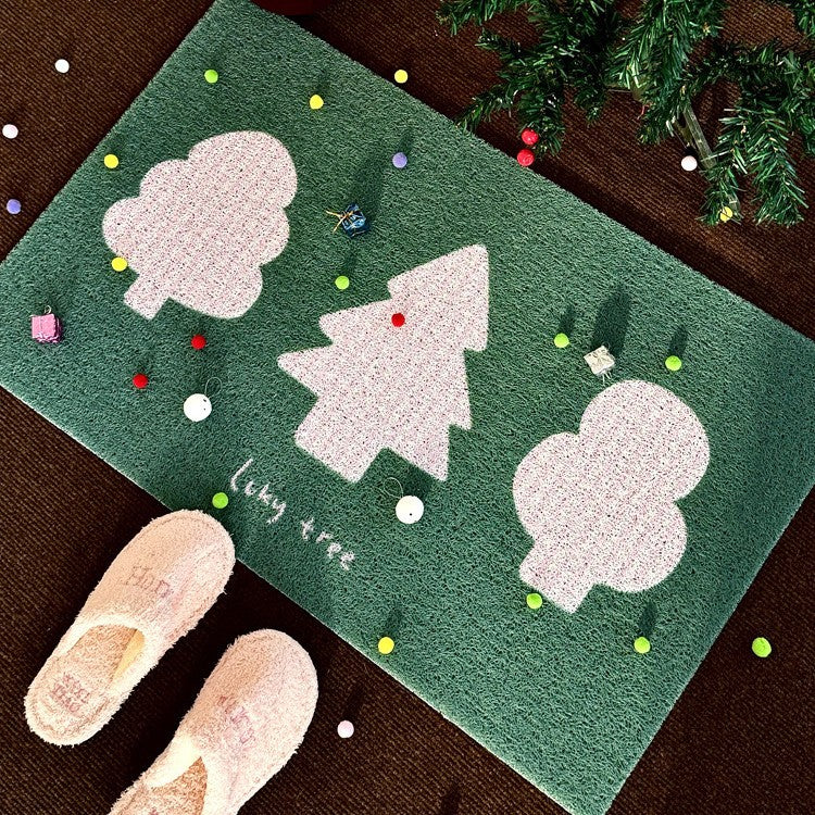 Holiday-Themed Welcome Mat