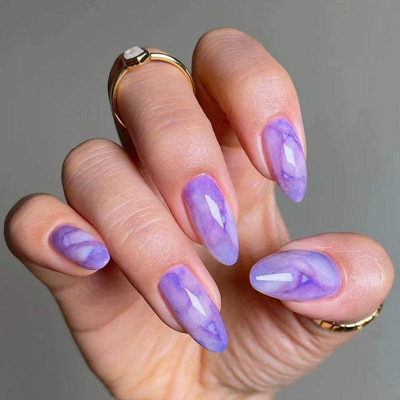 Artistic Marble Press-On Nail Tips Stornfield