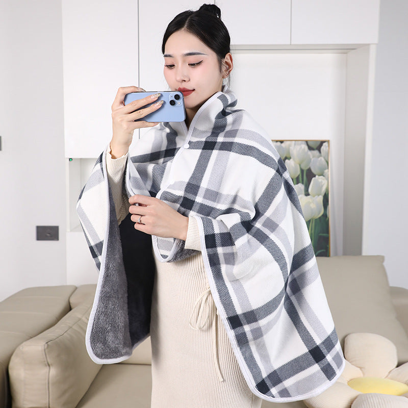 Ladies elegant warmkeeping poncho blanket Stornfield